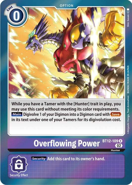 Image for Overflowing Power - Digimon Card Game