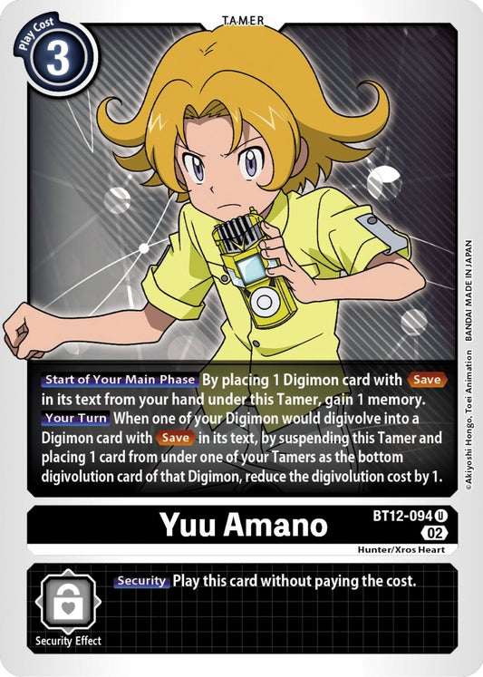 Image for Yuu Amano - Digimon Card Game