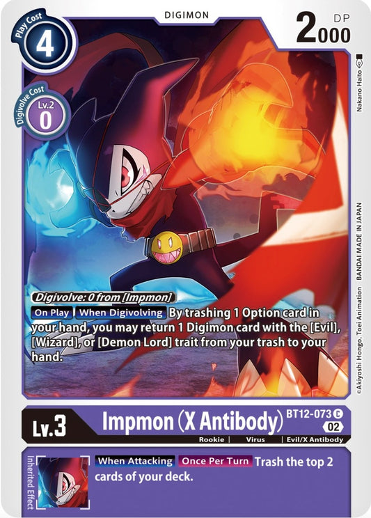 Image for Impmon (X Antibody) - Digimon Card Game