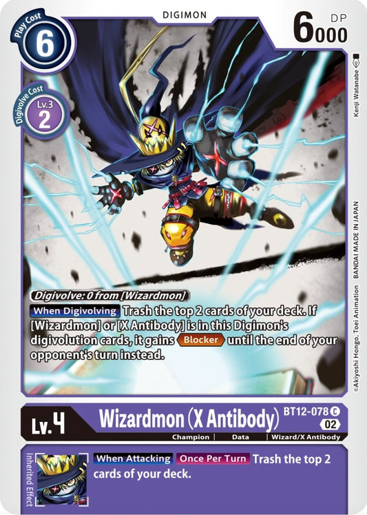 Image for Wizardmon (X Antibody) - Digimon Card Game