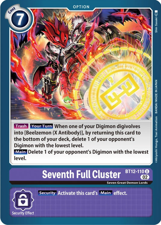 Image for Seventh Full Cluster - Digimon Card Game