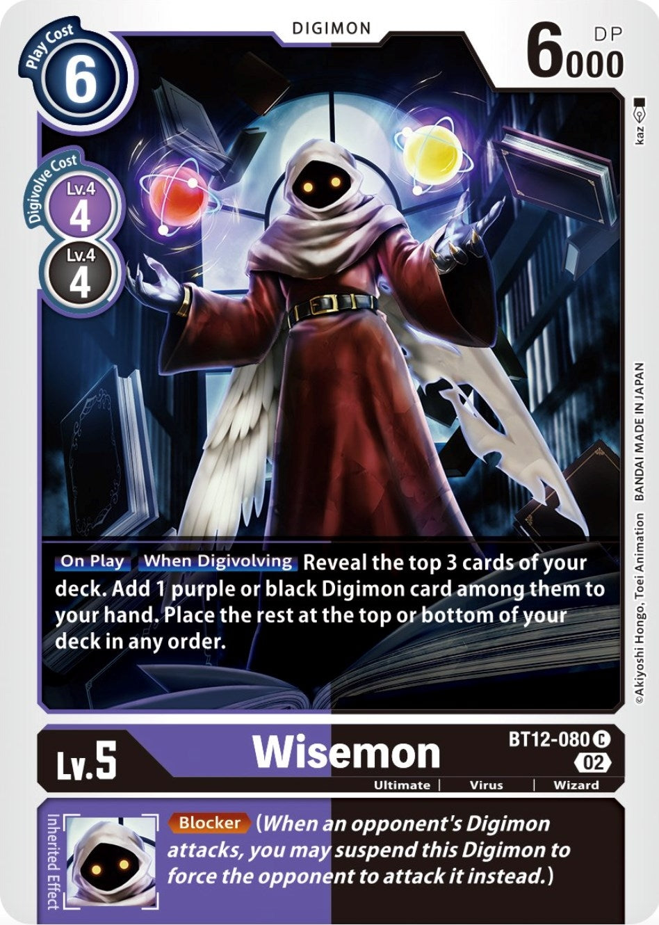Image for Wisemon - Digimon Card Game
