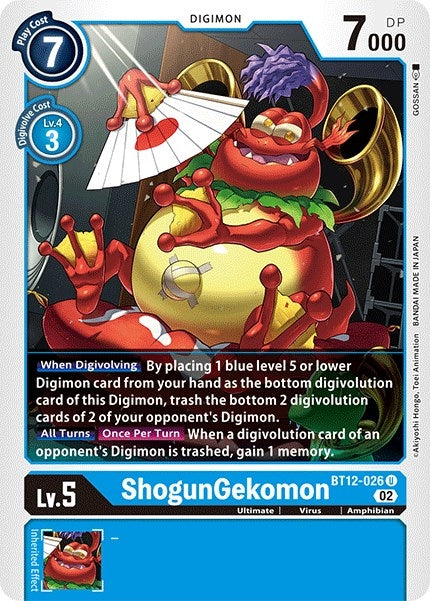 Image for ShogunGekomon - Digimon Card Game