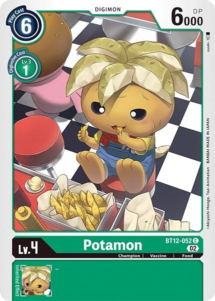 Image for Potamon - Digimon Card Game