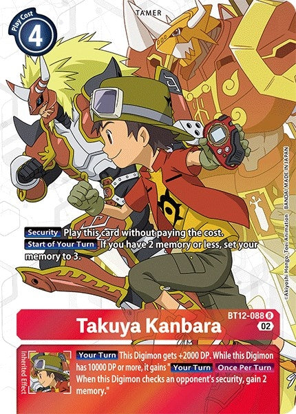 Image for Takuya Kanbara (Alternate Art) - Digimon Card Game