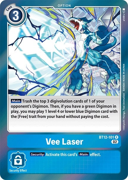 Image for Vee Laser - Digimon Card Game