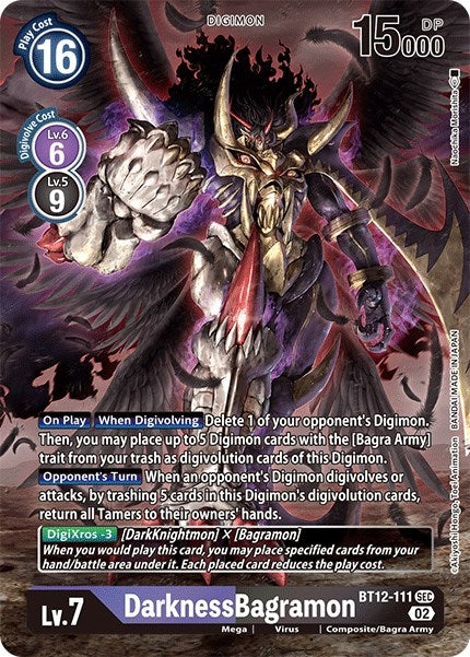 Image for DarknessBagramon (Alternate Art) - Digimon Card Game