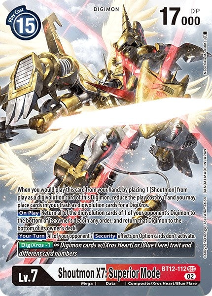Image for Shoutmon X7: Superior Mode (Alternate Art) - Digimon Card Game
