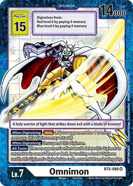 Image for Omnimon (Across Time Box Promo) - Digimon Card Game