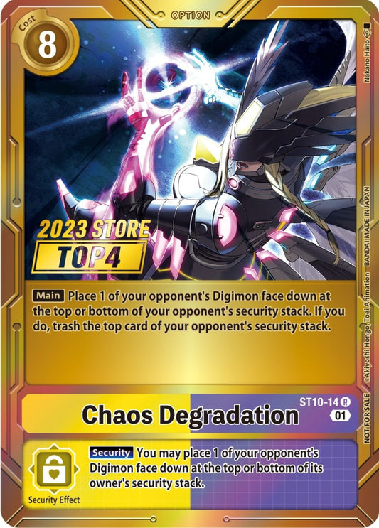 Image for Chaos Degradation (2023 Store Top 4) - Digimon Card Game