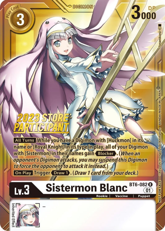 Image for Sistermon Blanc (2023 Store Participant) - Digimon Card Game