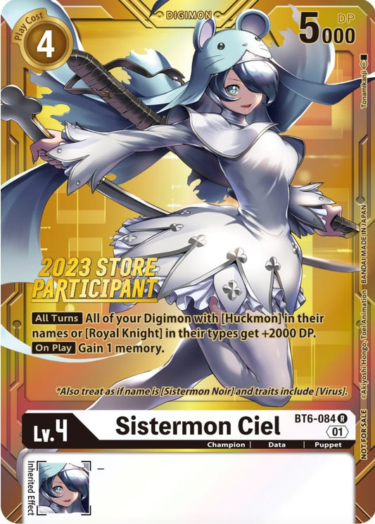 Image for Sistermon Ciel (2023 Store Participant) - Digimon Card Game