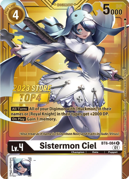 Image for Sistermon Ciel (2023 Store Top 4) - Digimon Card Game