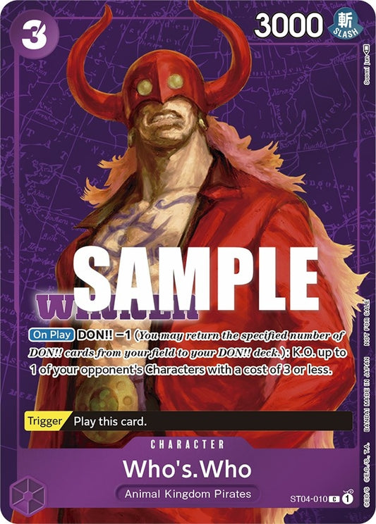 Image for Who's.Who (Tournament Pack Vol. 3) [Winner] - One Piece Card Game