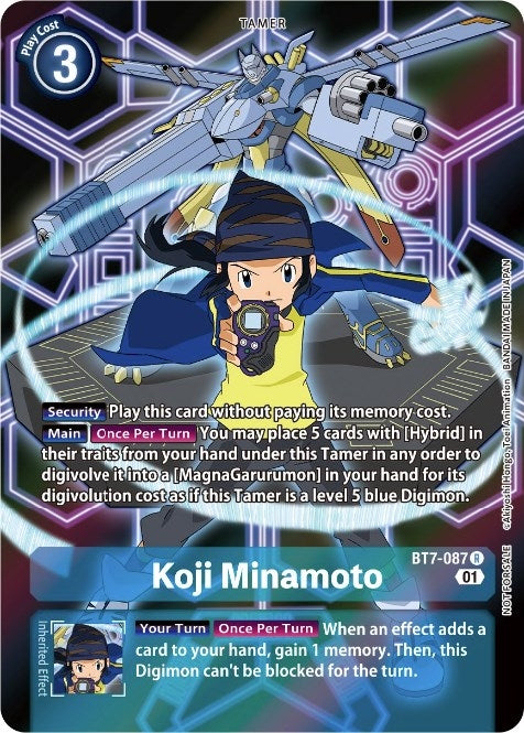 Image for Koji Minamoto (D-Scanner Alternate Art) - Digimon Card Game