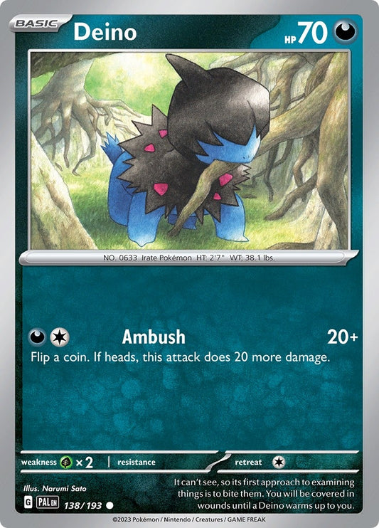 Image for Deino - Pokemon