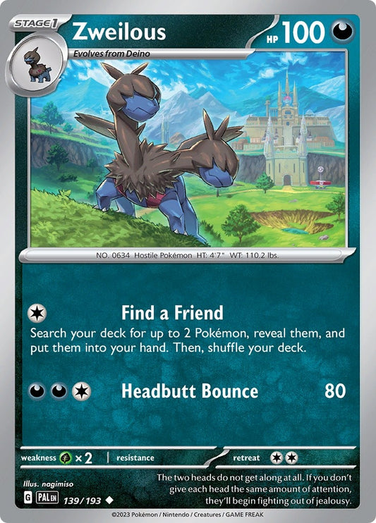 Image for Zweilous - Pokemon