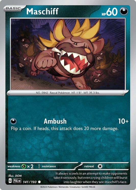 Image for Maschiff - Pokemon