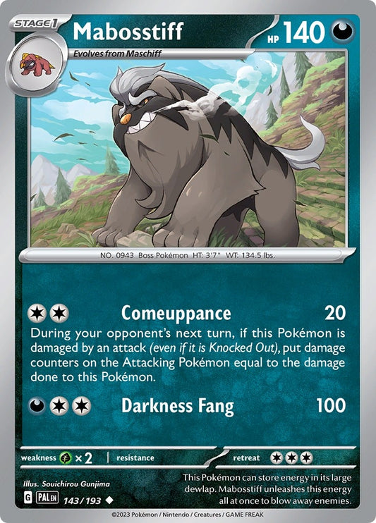Image for Mabosstiff - Pokemon