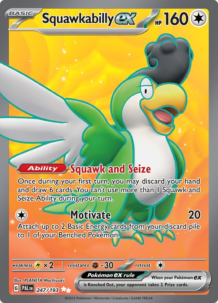 Image for Squawkabilly ex - Pokemon