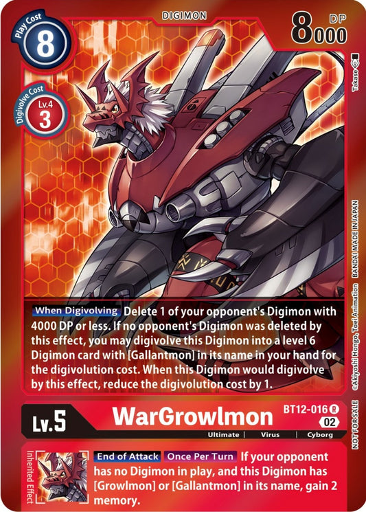 Image for WarGrowlmon (Tamer Party -Special-) - Digimon Card Game