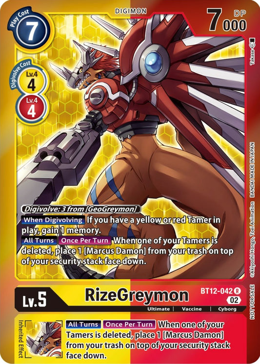 Image for RizeGreymon (Tamer Party -Special-) - Digimon Card Game