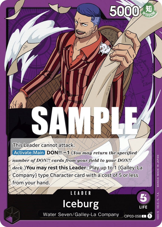 Image for Iceburg - One Piece Card Game