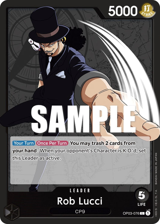 Image for Rob Lucci (076) - One Piece Card Game