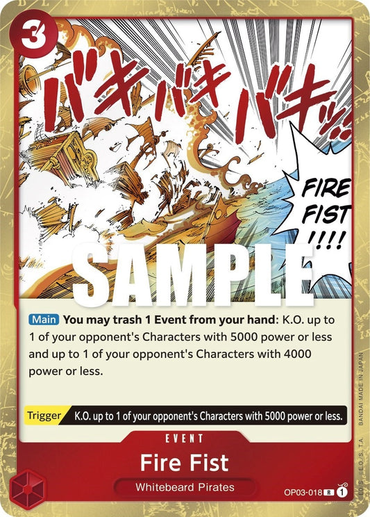 Image for Fire Fist - One Piece Card Game