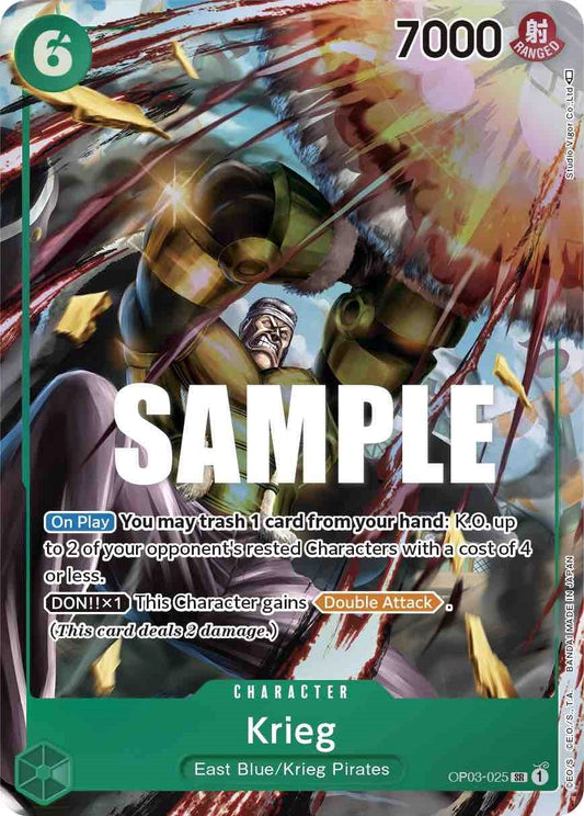 Image for Krieg (Alternate Art) - One Piece Card Game