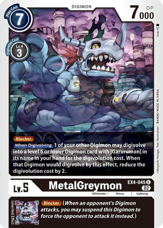 Image for MetalGreymon - EX4-045 - Digimon Card Game