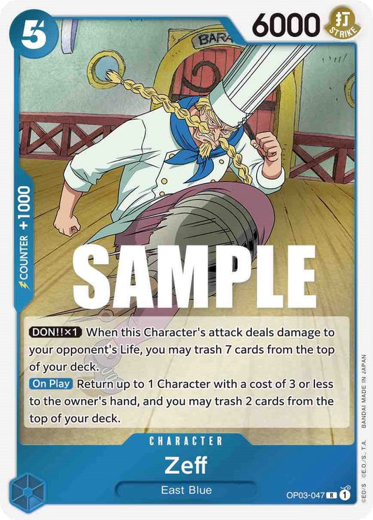 Image for Zeff - One Piece Card Game