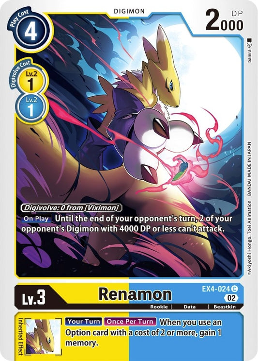 Image for Renamon - Digimon Card Game