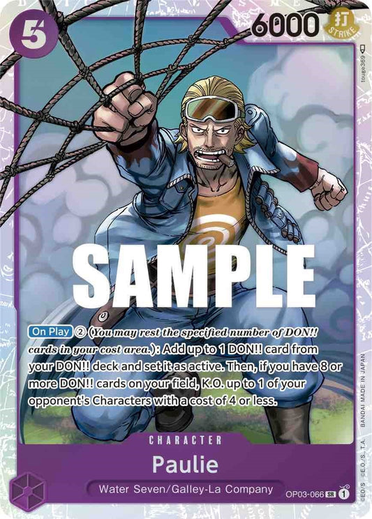 Image for Paulie - One Piece Card Game