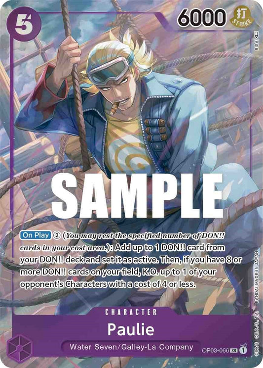 Image for Paulie (Alternate Art) - One Piece Card Game