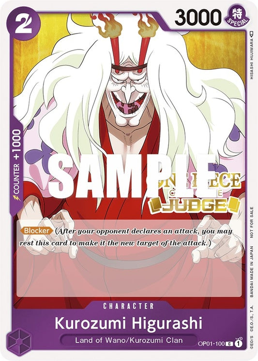 Image for Kurozumi Higurashi (Judge) - One Piece Card Game