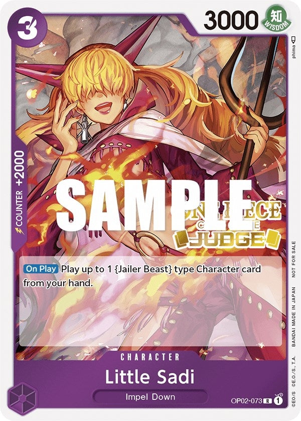 Image for Little Sadi (Judge) - One Piece Card Game