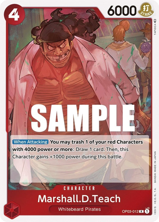 Image for Marshall.D.Teach - One Piece Card Game