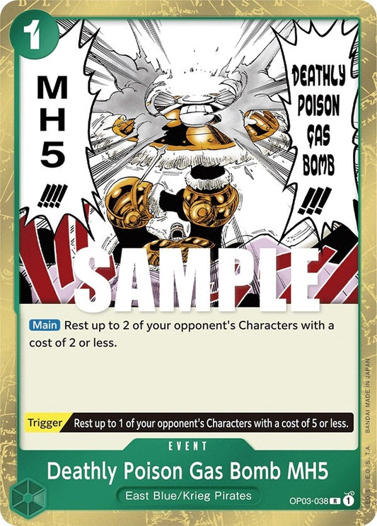 Image for Deathly Poison Gas Bomb MH5 - One Piece Card Game
