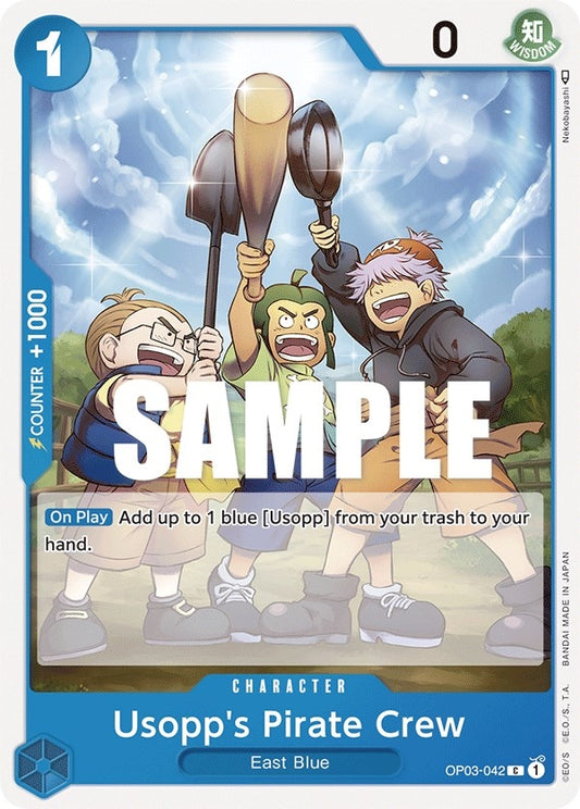 Image for Usopp's Pirate Crew - One Piece Card Game
