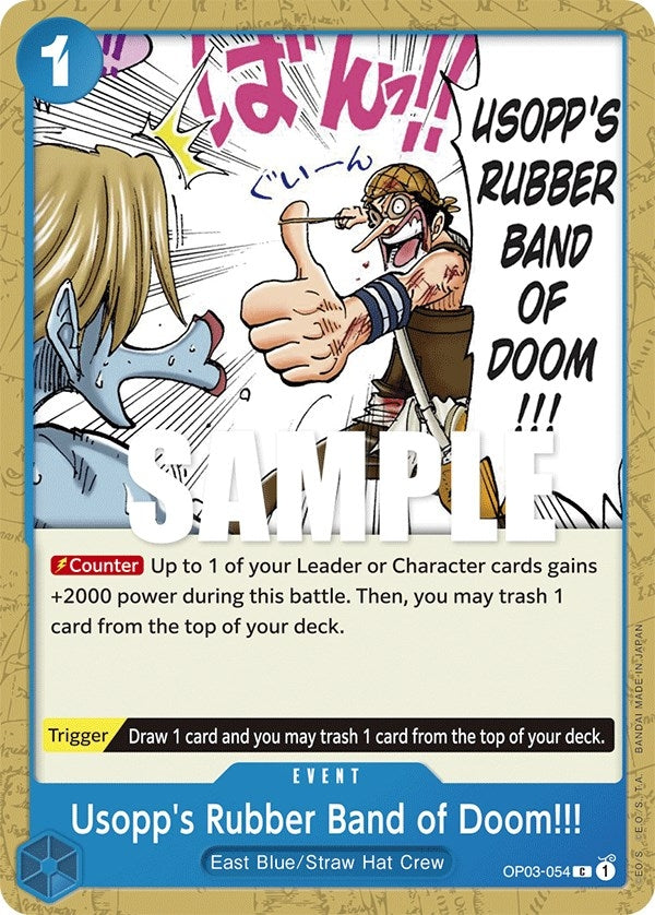 Image for Usopp's Rubber Band of Doom!!! - One Piece Card Game