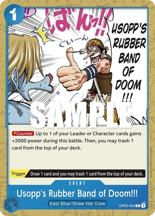 Image for Usopp's Rubber Band of Doom!!! - One Piece Card Game