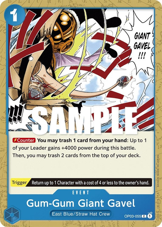 Image for Gum-Gum Giant Gavel - One Piece Card Game