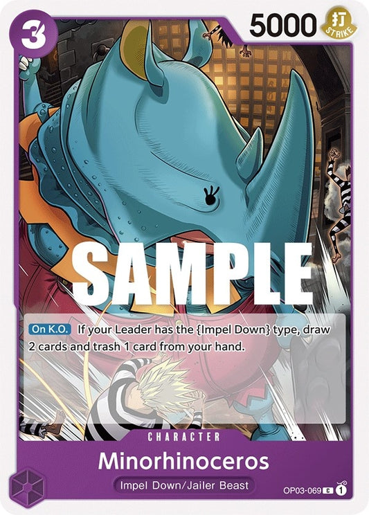 Image for Minorhinoceros - One Piece Card Game