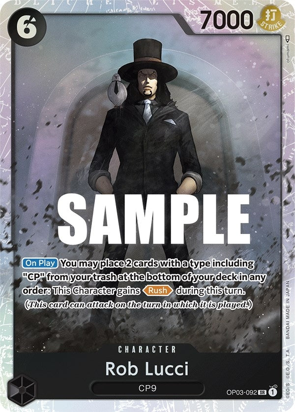 Image for Rob Lucci (092) - One Piece Card Game