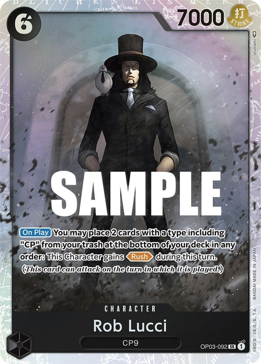 Image for Rob Lucci (092) - One Piece Card Game