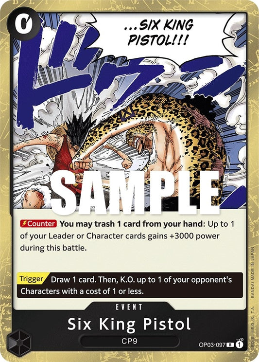 Image for Six King Pistol - One Piece Card Game