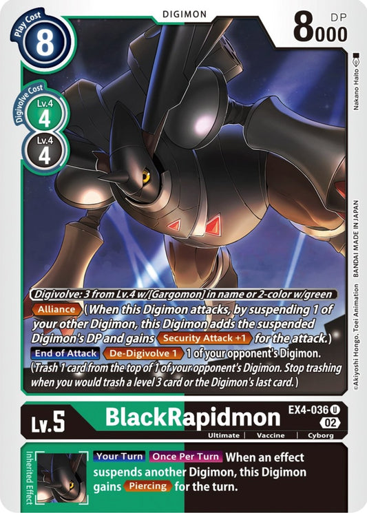 Image for BlackRapidmon - Digimon Card Game