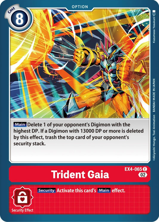 Image for Trident Gaia - Digimon Card Game