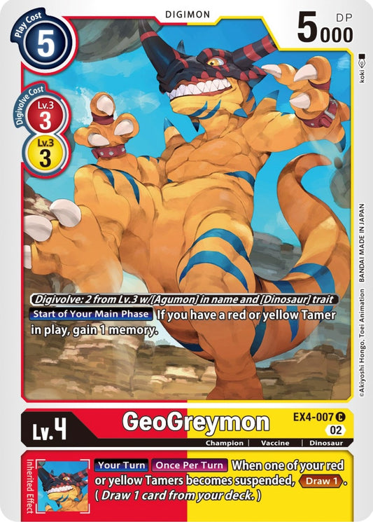 Image for GeoGreymon - Digimon Card Game